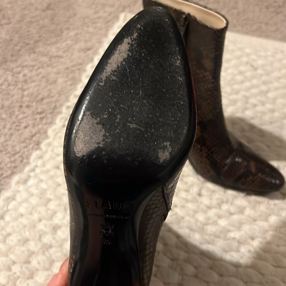 AUTHENTIC Staud Snake print boots - Picture 3 of 6